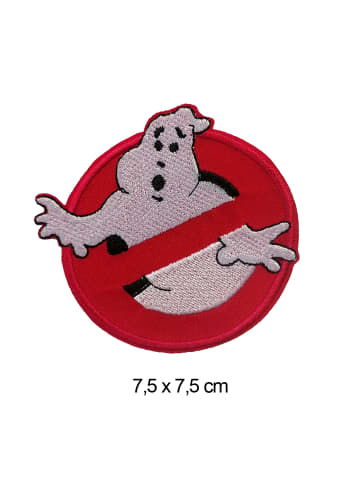 Catch the Patch Ghostbuster Set 5 Stück Logo FilmApplikation Bügelbild inRot