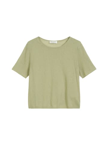 Marc O'Polo Kurzarm-Pullover loose in smooth sage