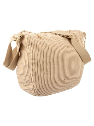 Prato SC09 zeitlose Umhängetasche aus Breitcord in light beige