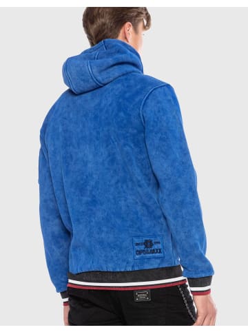 Cipo & Baxx Sweatjacken in SAXEBLUE