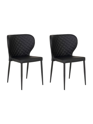 ebuy24 Esszimmerstuhl Pisa Schwarz 4er Set