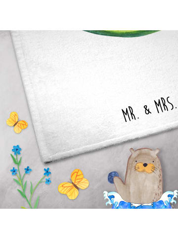 Mr. & Mrs. Panda Handtuch Avocado Kern ohne Spruch in Weiß