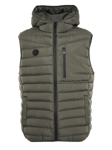 Threadbare Steppweste THB Jacket Gilet Horsley in Khaki