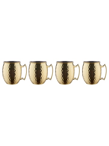 Butlers Becher MOSCOW MULE 4er-Set in Gold