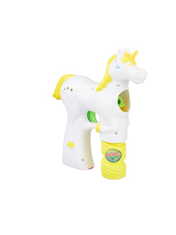 2x Seifenblasenpistole "Einhorn" in Weiß