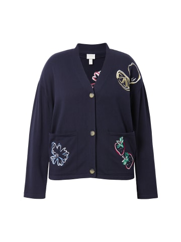 Ulla Popken Strickjacke in marine