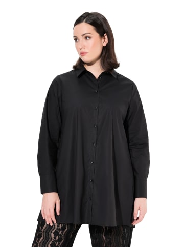 Ulla Popken Hemdbluse in schwarz