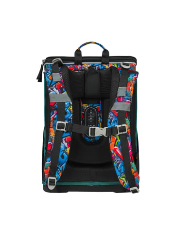 BAAGL Schulranzen Zippy in Schwarz Skatepark - 28x37x17cm