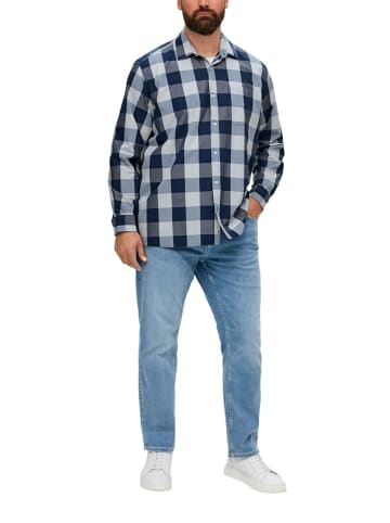 S. Oliver Langarm FreizeitHemd für Herren in blau