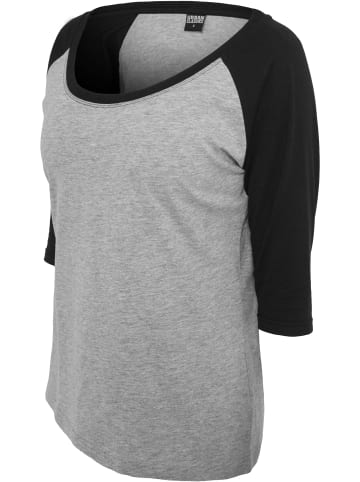 Urban Classics Longsleeves in gry/blk