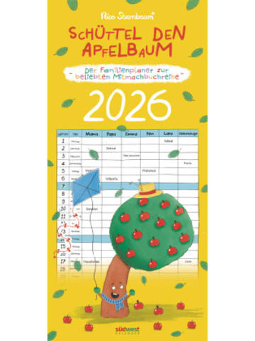 Südwest-Verlag Kalender - Schüttel den Apfelbaum - der Familienplaner zur beliebten Mitma