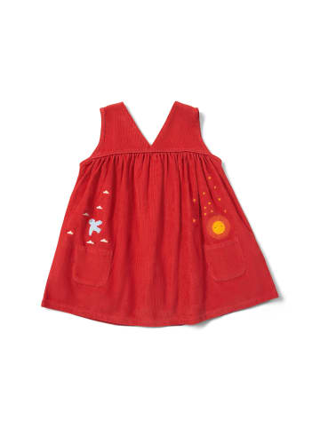 Little Green Radicals Organic Corduroy Swing Dress in Pink