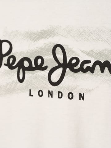 Pepe Jeans T-Shirt Castle in ecru