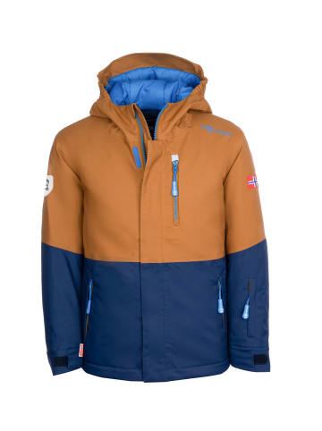 Trollkids Skijacke "Hallingdal" in Bronze/Marineblau