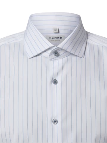 OLYMP  Hemd in weiß hellblau