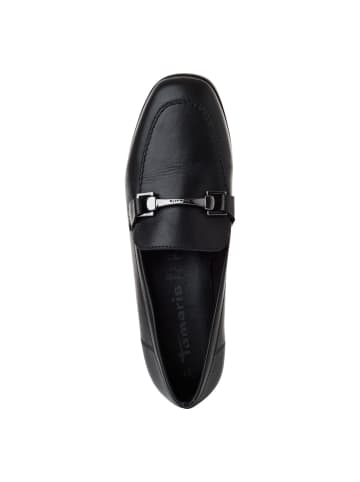 Tamaris Slipper in BLACK LEATHER