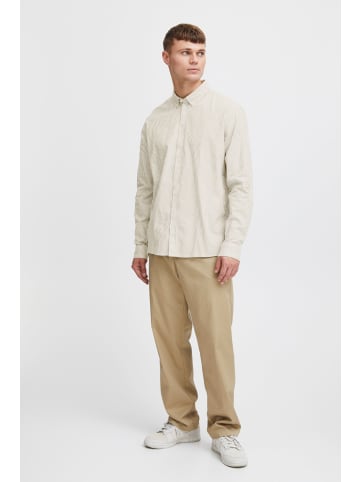 !SOLID Langarmshirt SDVal Stripe - 21107617  Modisches Langarmhemd in Beige