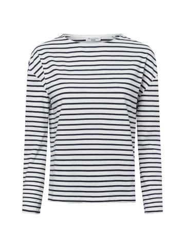Marc O'Polo DENIM Langarmshirt in weiß marine