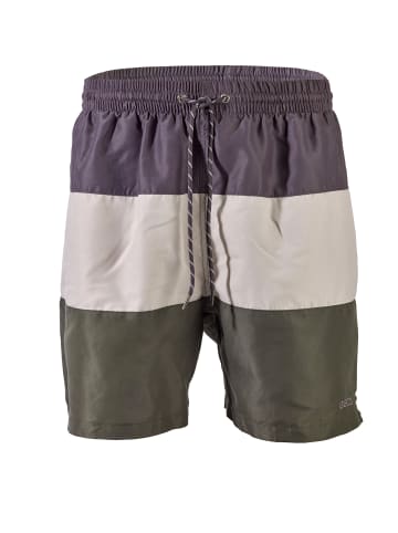 BECO the world of aquasports Badeshorts Coastline in grau-grün