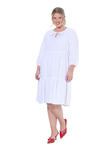 MIAMODA Kleid in schneeweiß