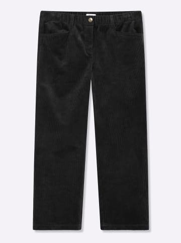 sheego Cord-Hose in schwarz
