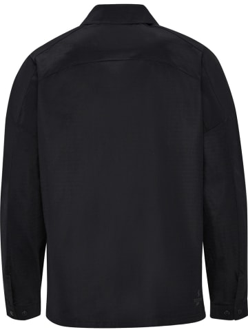 Hummel Trainingsjacke "Sorona Loose Overshirt" in Schwarz
