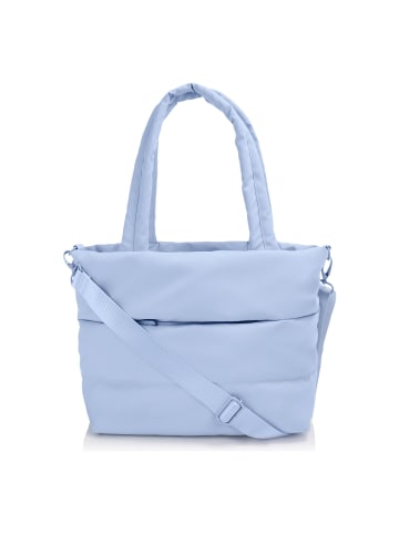 Heys Puffer Shopper Tasche 35 cm Laptopfach blue