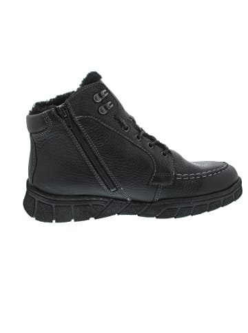 WALDLÄUFER H-Lino Schnürstiefelette Schwarz