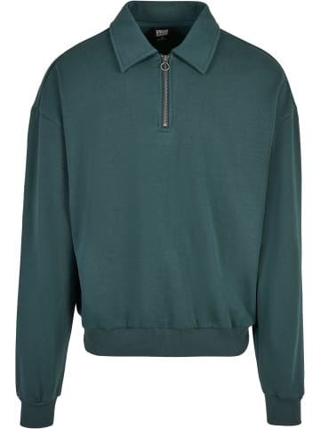 Urban Classics Urban Classics Herren Shirt Collar Crew in bottlegreen