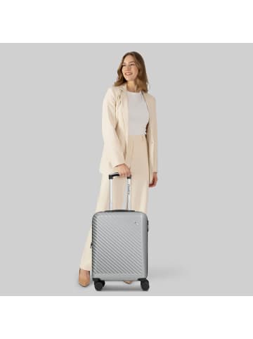 Check.In Paradise 2.0 4 Rollen Kabinentrolley S 55 cm mit Dehnfalte in stone grey