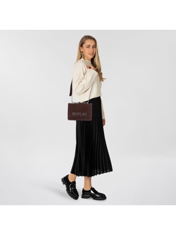 Replay Umhängetasche Leder 25.5 cm java