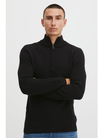 11 Project Strickpullover PRAdam 20715523 ME Moderner Strickpullover mit Troyerkragen in Schwarz