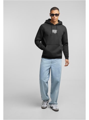 Mister Tee Hoodie "NYC Old English Wording Patch Hoody" in Schwarz