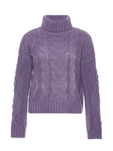 Blonda Rollkragenpullover in LILA