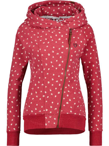 alife and kickin Kapuzensweatjacke, Sweatjacke SnakecharmerAK B in cranberry melange