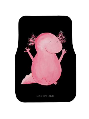 Mr. & Mrs. Panda Fahrer Autofußmatte Axolotl Hurra ohne Spruch in Schwarz