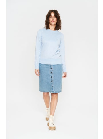 SAINT TROPEZ Poncho MilaSZ Gerade Passform in Heather Melange