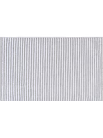 Cawö Cawö Badematten Two-Tone Stripes 480 platin - 76 in platin - 76