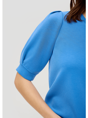 s.Oliver Sweatshirt kurzarm in Blau