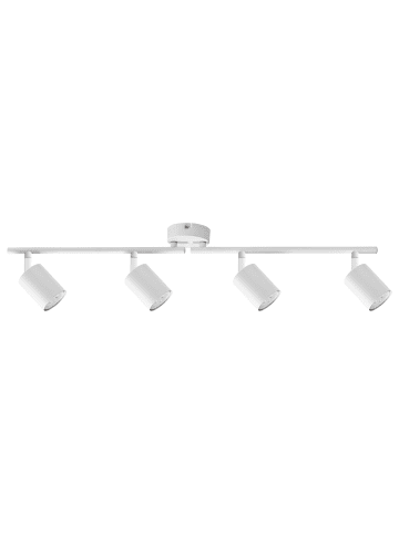 Beliani Deckenleuchten NYANDO in Weiß - (W) 68 x (H) 17 x (L) 8 cm