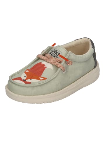 Hey Dude Sneaker Low WALLY T CRITTERS  in grün