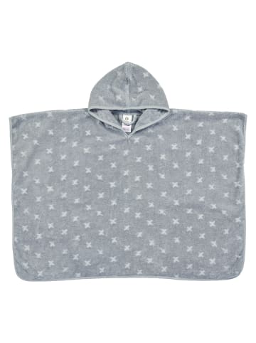 müsli Frottee-Poncho in Jasmin blue