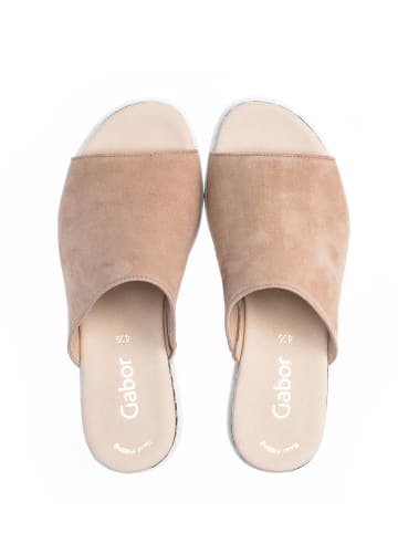 Gabor Fashion Pantolette in Beige