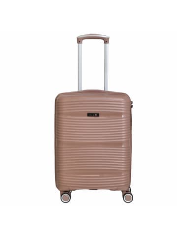 D&N Travel Line 4200 - 4-Rollen-Kabinentrolley S 55 cm (taupe) in taupe