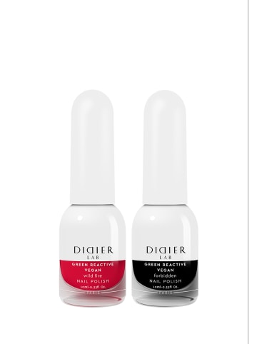 Didier Lab Nagellack SET Vegan in red & black