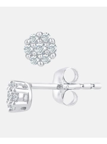Diamant L'éternel Ohrstecker aus 375 Weißgold mit Diamant