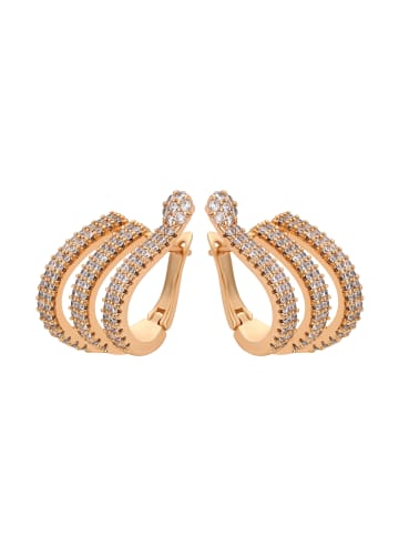 faina Women Drop Earrings in Rose Gold
