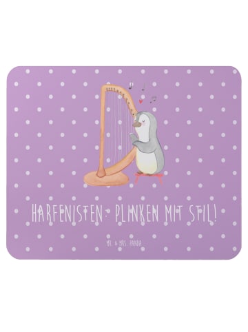 Mr. & Mrs. Panda Mouse Pad Harfe mit Stil mit Spruch in Lavendeltraum