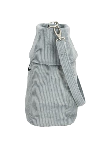 Zwei Mademoiselle M8 - Schultertasche 25 cm (cord-espresso) in cord-sage