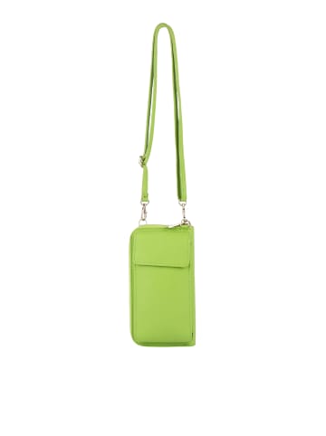 RISA Brief- Und Handytasche Aus Leder in Limette